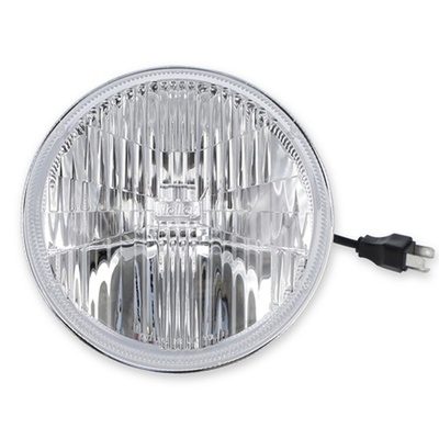 Holley 7" Round Retrobright LED Headlight - Classic White (3000K) - LFRB135
